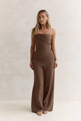 Laidback Lover Strapless Set Brown